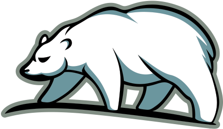 Polar Bear - Vector Graphics Clipart (600x600), Png Download