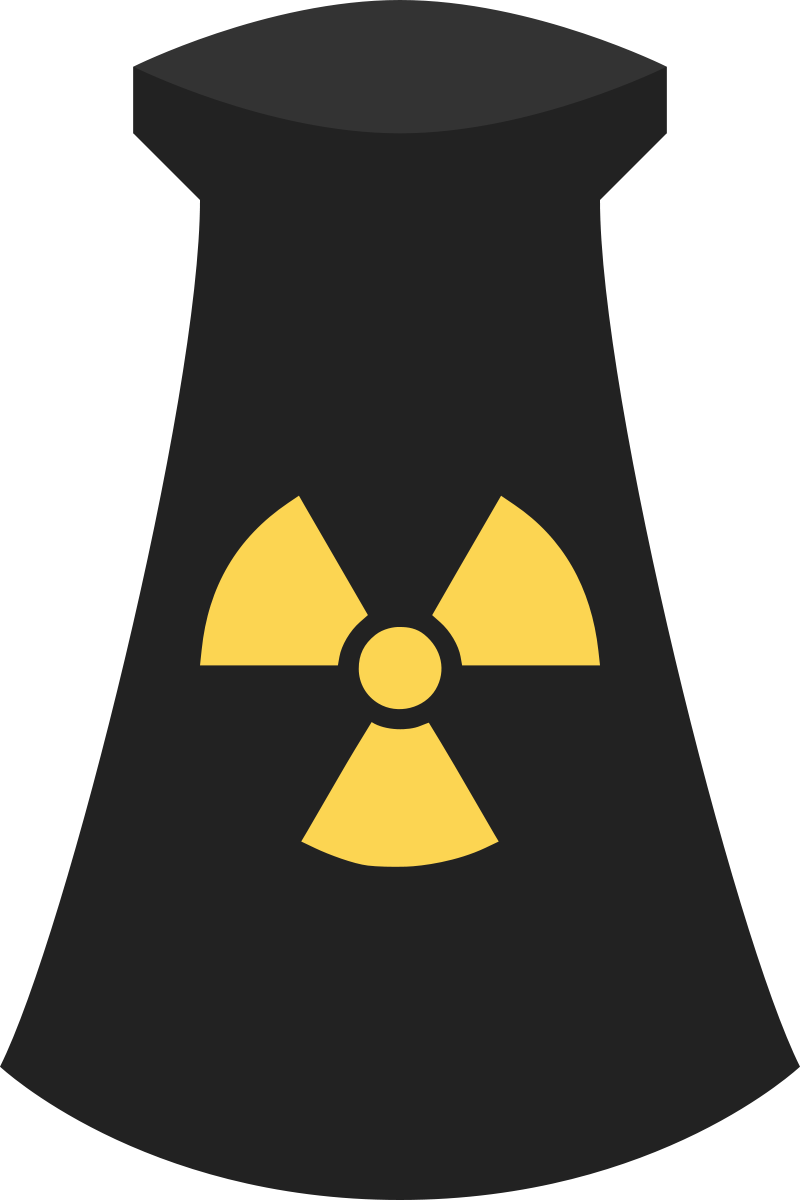 Nuclear Power Plant Icon Symbol - Nuclear Power Plant Icon Clipart (800x1200), Png Download