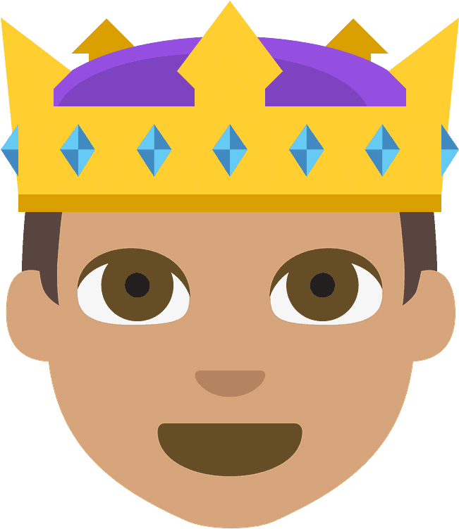 Prince Emoji Clipart - Prince Emoji - Png Download (800x800), Png Download