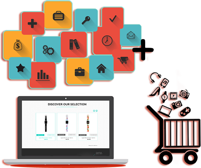 Website Clipart Technology Subject - E-commerce - Png Download (680x571), Png Download