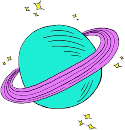 Portable Network Graphics Clip Art Image Desktop Wallpaper - Aesthetic Transparent Planets Png (720x525), Png Download