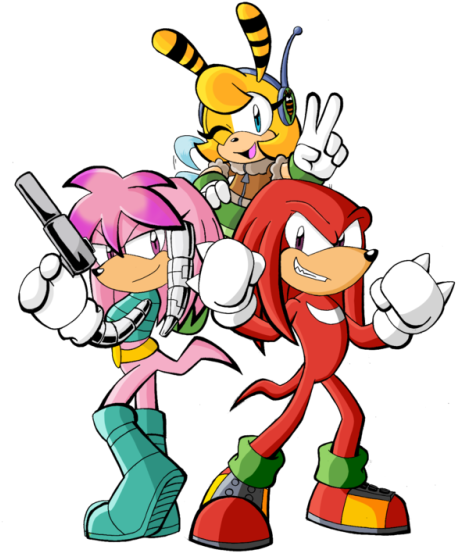 Sorry For The Lack Of Updates, Everyone We've Been - Sonic Charmy And Saffron Clipart (500x700), Png Download