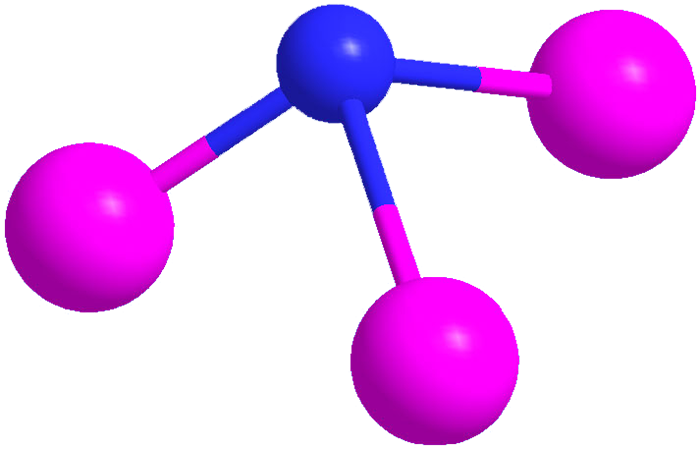 Png Freeuse Stock Triiodide American Chemical Society - Nitrogen Triiodide Model Clipart (700x450), Png Download