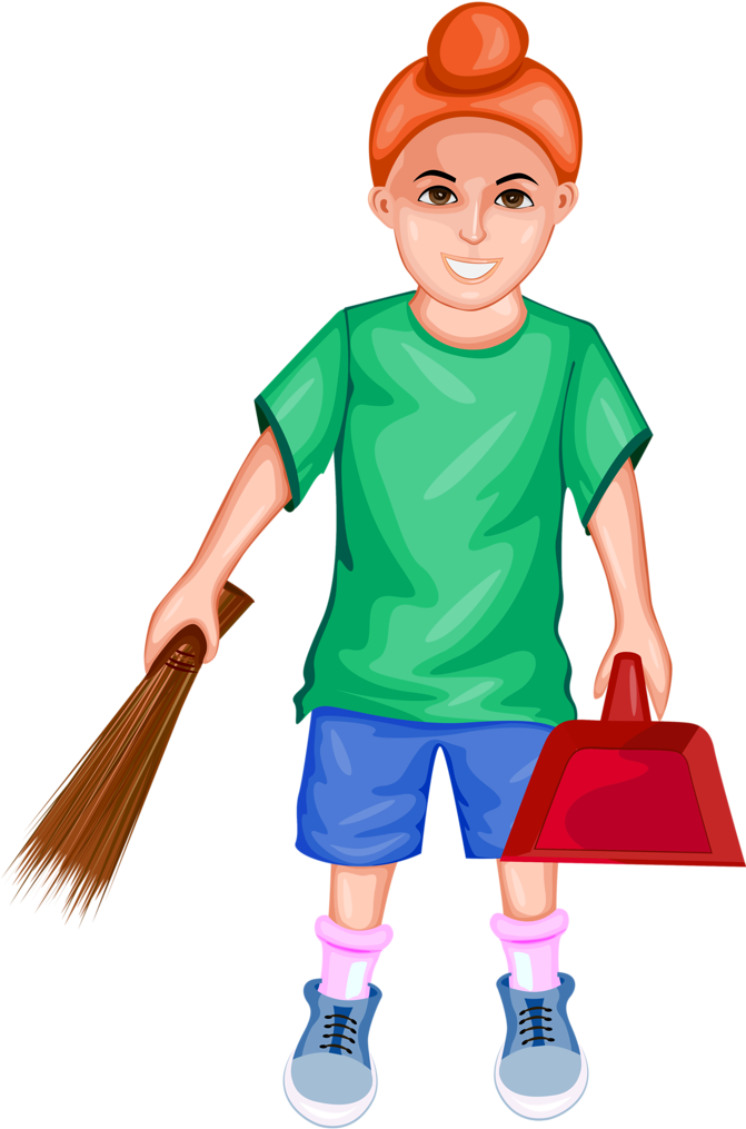 Lavanderia & Limpeza Clean Up, Product Description, - Cartoon Clipart (670x1024), Png Download