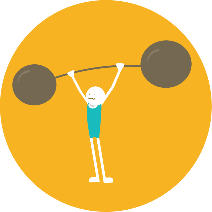 A Very Impressive Weightlifter - Career Clipart (810x810), Png Download