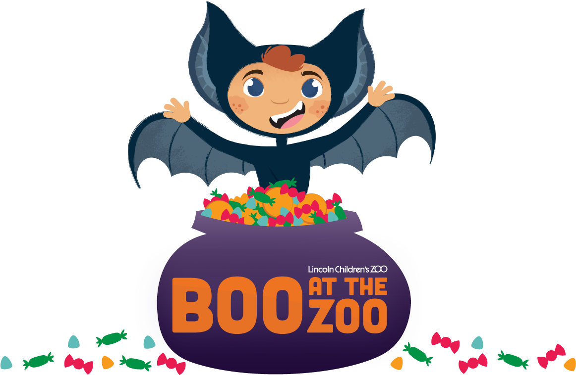 Boo At The Zoo Bat - Transparent Clipart (1200x769), Png Download