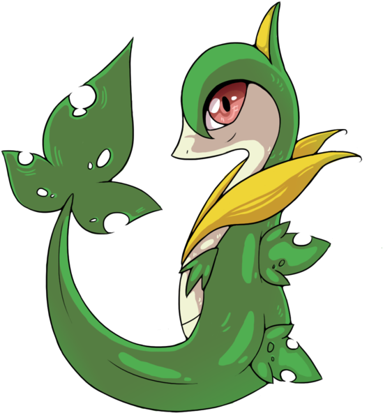 Servine By Mysticdragonfire-d57zznu - Snivy Clipart (900x600), Png Download