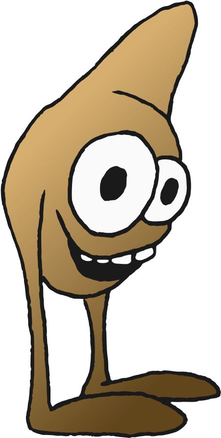 Smiling Monster Vector - Clip Art - Png Download (559x1000), Png Download