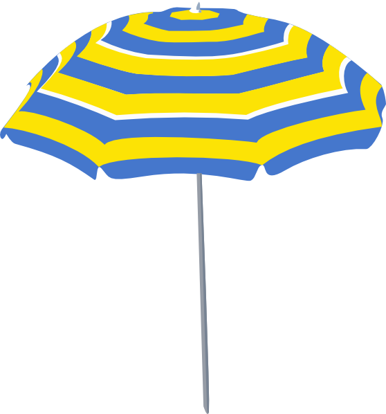 Vintage Umbrella, Clip Art, Illustrations - Guarda Sol Vetor Png Transparent Png (558x598), Png Download