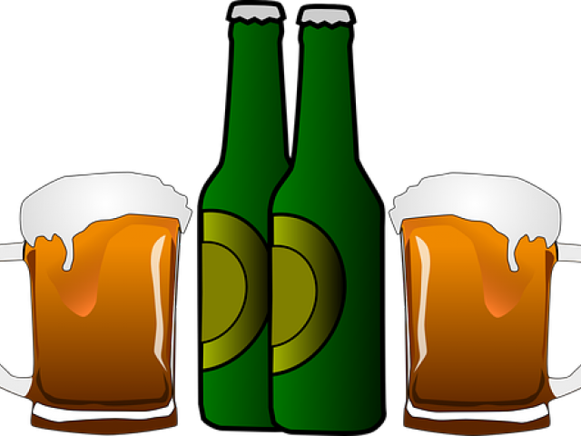 Drinking Clipart Clear - Alcohol Clip Art - Png Download (640x480), Png Download