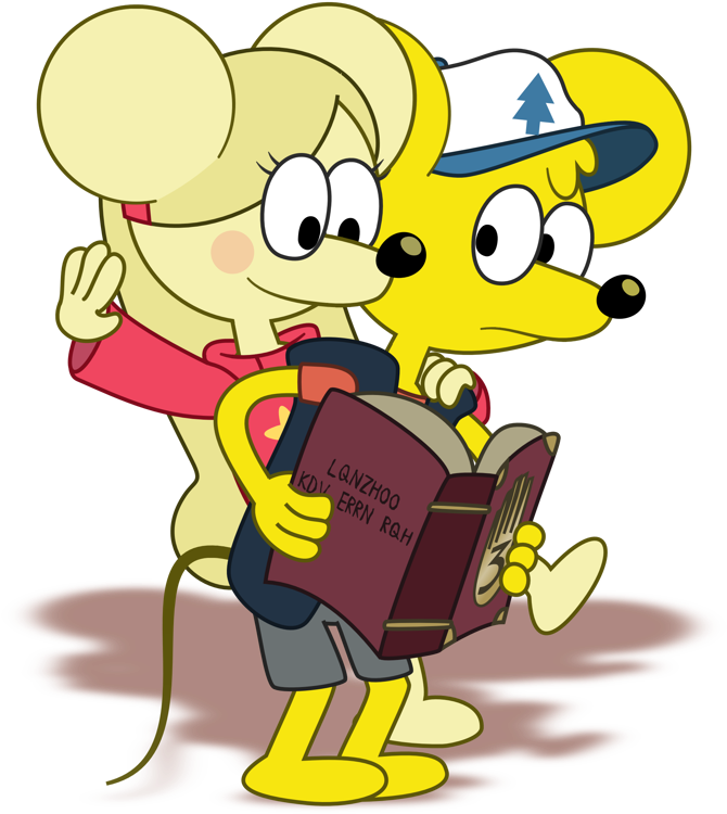 Brb, Watching Gravity Falls - Cartoon Clipart (675x762), Png Download