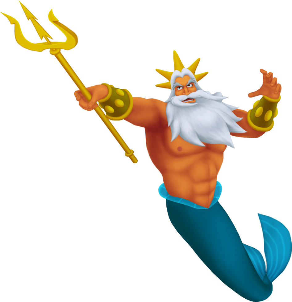 Joe Velazquez's Top 10 Best Magical Objects In Disney - Kingdom Hearts King Triton Clipart (768x796), Png Download