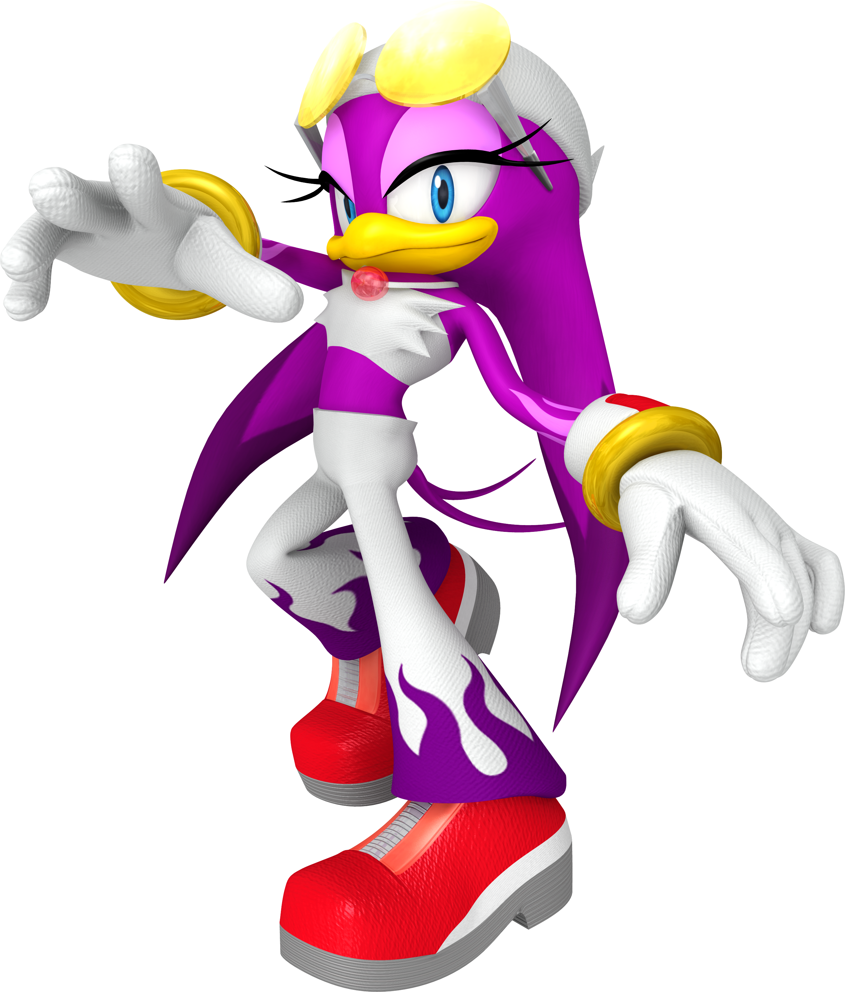 Sonic The Hedgehog Clipart Female - Wave The Swallow Riders - Png Download (2747x3223), Png Download