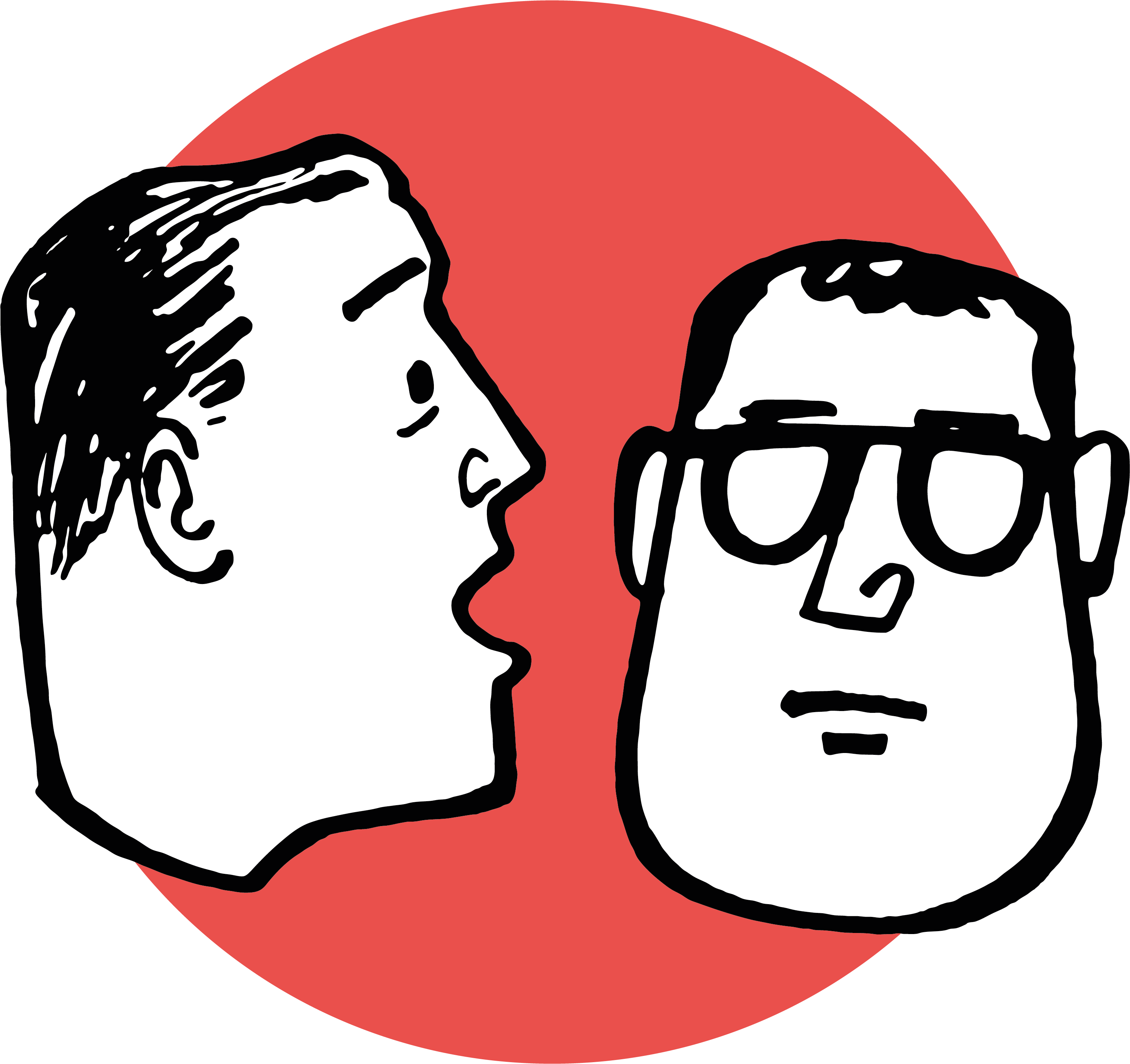 The Headhunter - Art Print: Pop Ink - Csa Images' Two Men Talking, 61x46cm. Clipart (3333x3333), Png Download