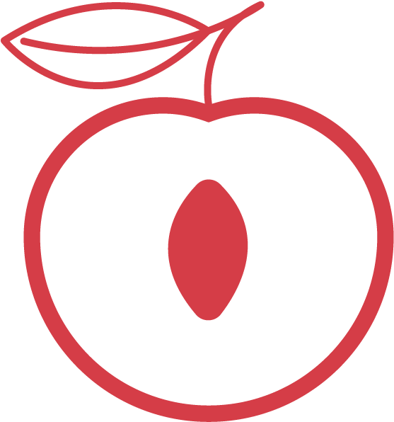 Nectarine - Circle Clipart (610x610), Png Download