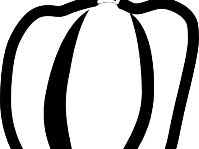 Pepper Clipart Outline - Clip Art - Png Download (640x480), Png Download