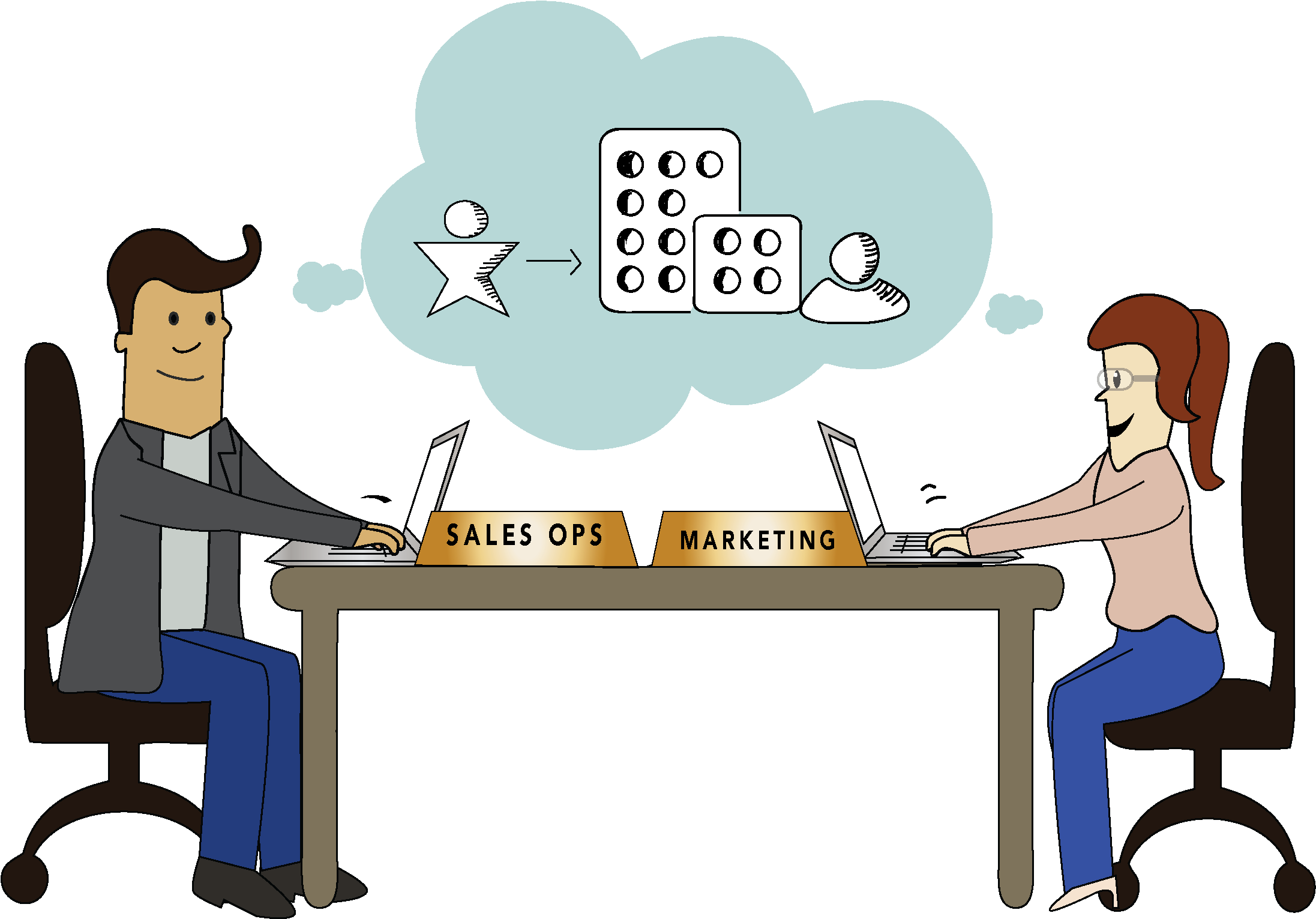 Top 3 Challenges Of Implementing Abm In Salesforce - Abm Clipart - Png Download (2633x1735), Png Download