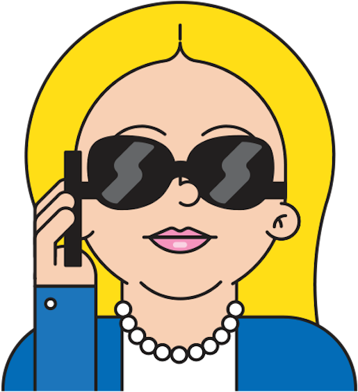 There Is Now A Hillary Clinton Emoji Keyboard, And - Hillary Clinton Emoji Clipart (600x600), Png Download