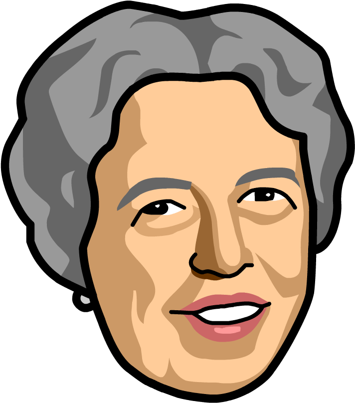 The Meaning Of Beep Eleanor Roosevelt - Eleanor Roosevelt Easy Drawing Clipart (880x880), Png Download