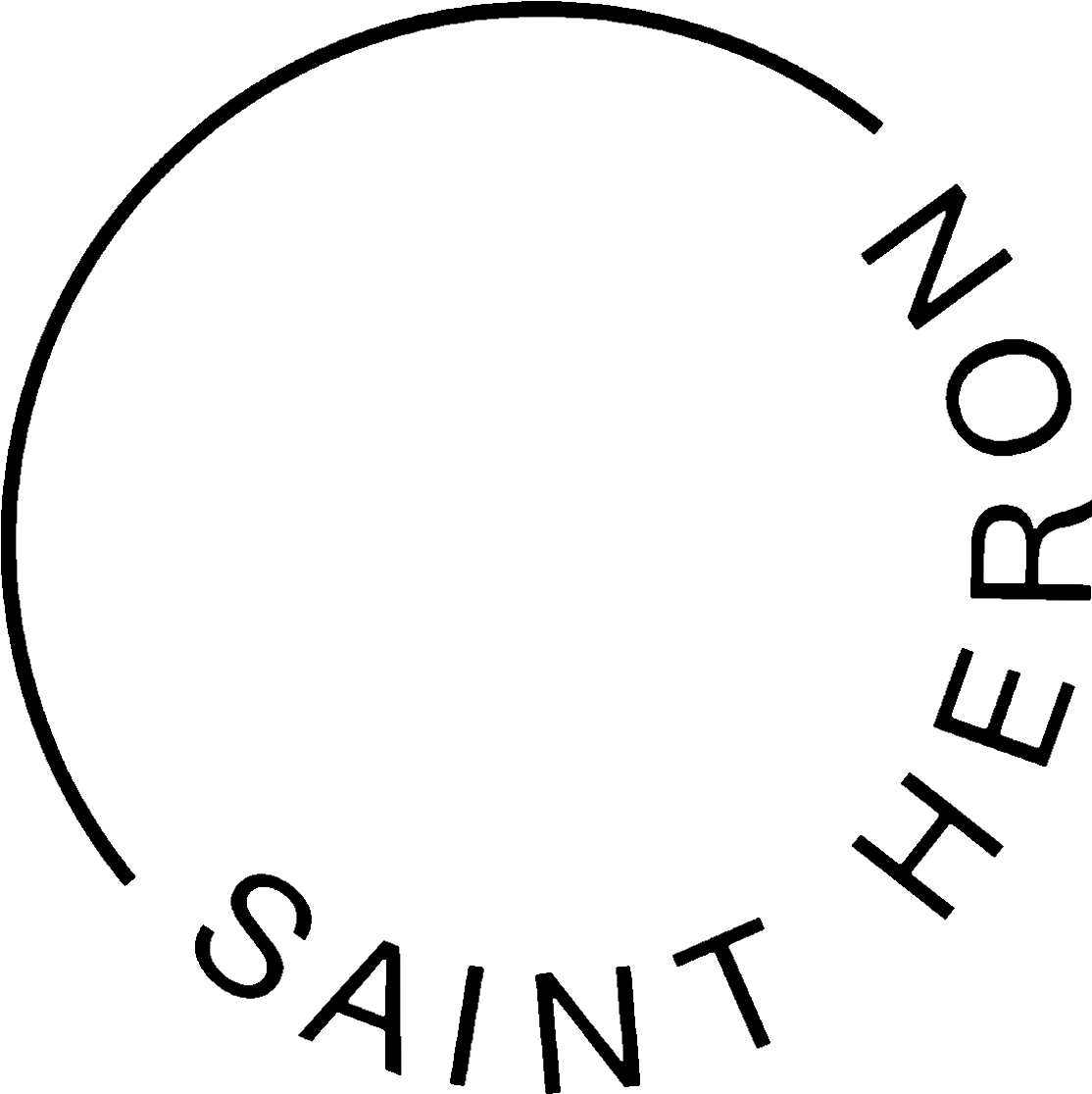 Saint Heron Logo - Circle Clipart (1120x1120), Png Download