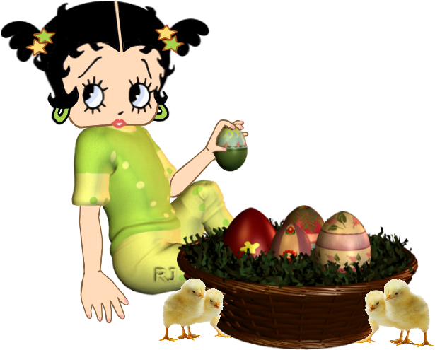 Bb Easter Eggs - Advanced Graphics 54 Betty Boop - Red Dress Life-size Clipart (660x525), Png Download
