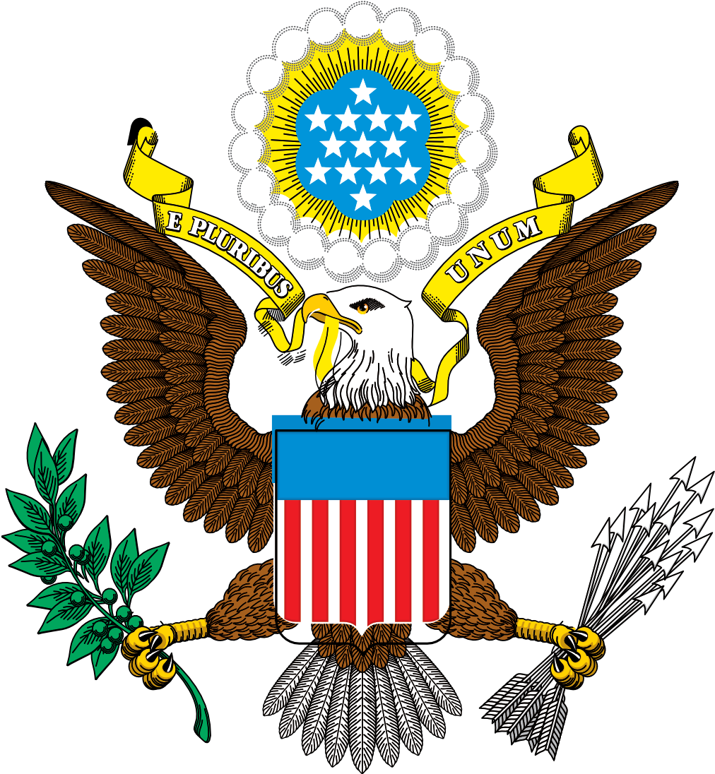 Coat Of Arms Of The United States - Seal Of Usa Clipart (1024x1102), Png Download