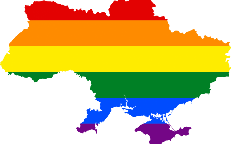 Previous - Next - Ukraine Flag Map Clipart (800x500), Png Download