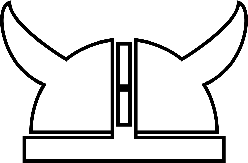 Viking Helmet Comments - Symbol Clipart (980x644), Png Download