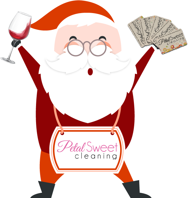 Make The Holidays Sparkle - Personalised Santa Monogram Large Rustic Printed Christmas Clipart (627x635), Png Download