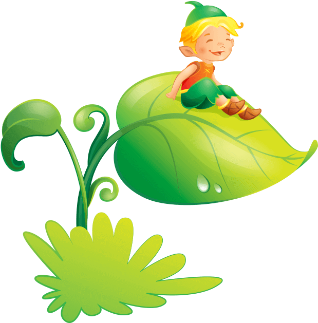 Fairies And Elves Wallstickers For Children Bedroom, - Folletti Per Bambini Clipart (700x700), Png Download