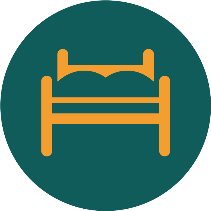 2 Bedrooms - Portable Network Graphics Clipart (738x738), Png Download