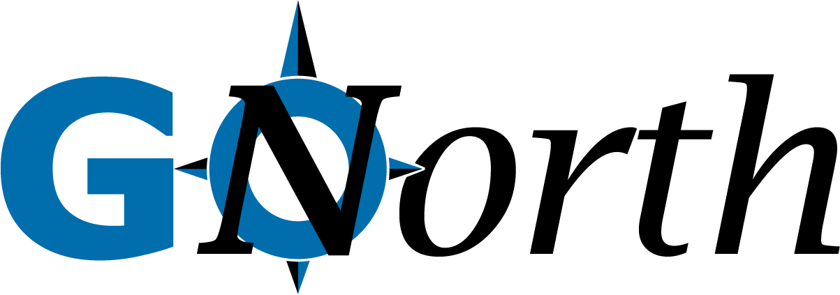 Gonorth - Go North Logo Clipart (1203x423), Png Download