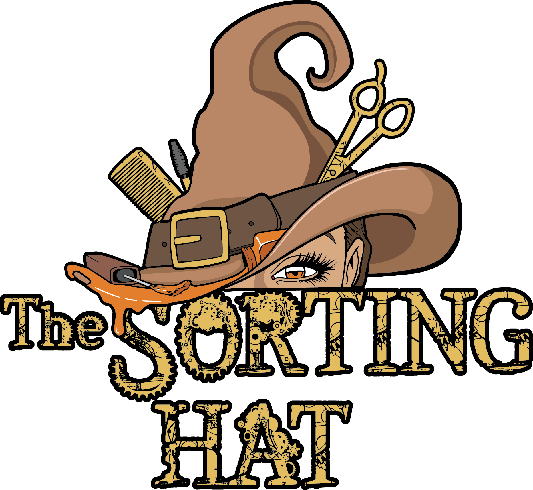 The Sorting Hat Salon Clipart (1867x1719), Png Download