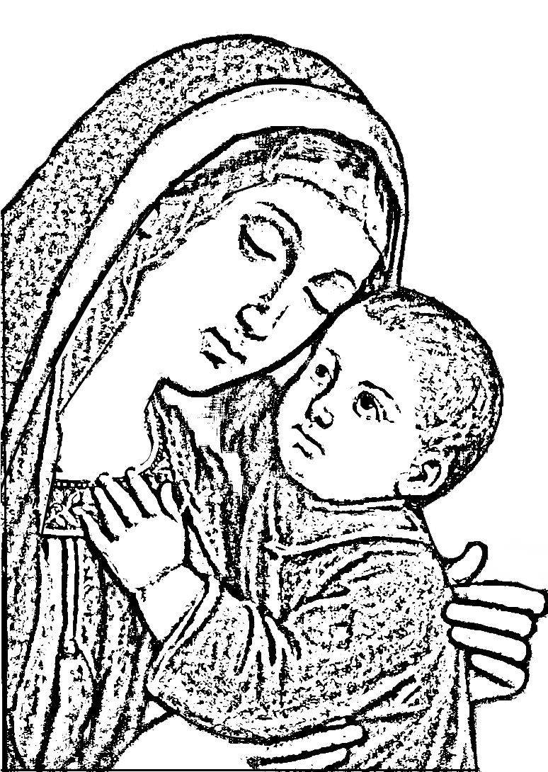 Our Lady Of Good Counsel By Pasquale Sarullo - Rome Clipart (773x1132), Png Download