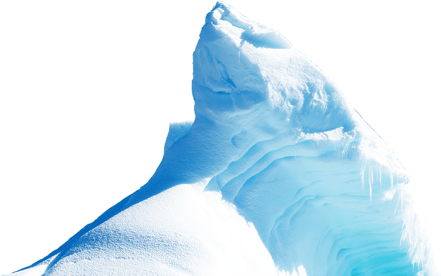 Glacier Clipart North Pole Ice - Iceberg - Png Download (1000x589), Png Download