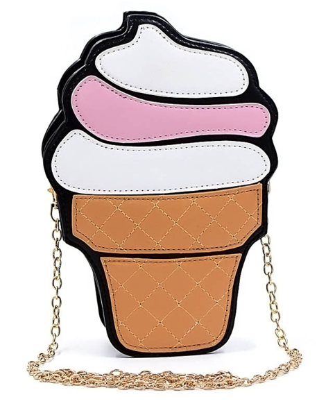 Cream Clipart Ice Scream - Budalaa Fashion Women Bags Crossbody Ice Cream Handbags - Png Download (600x600), Png Download