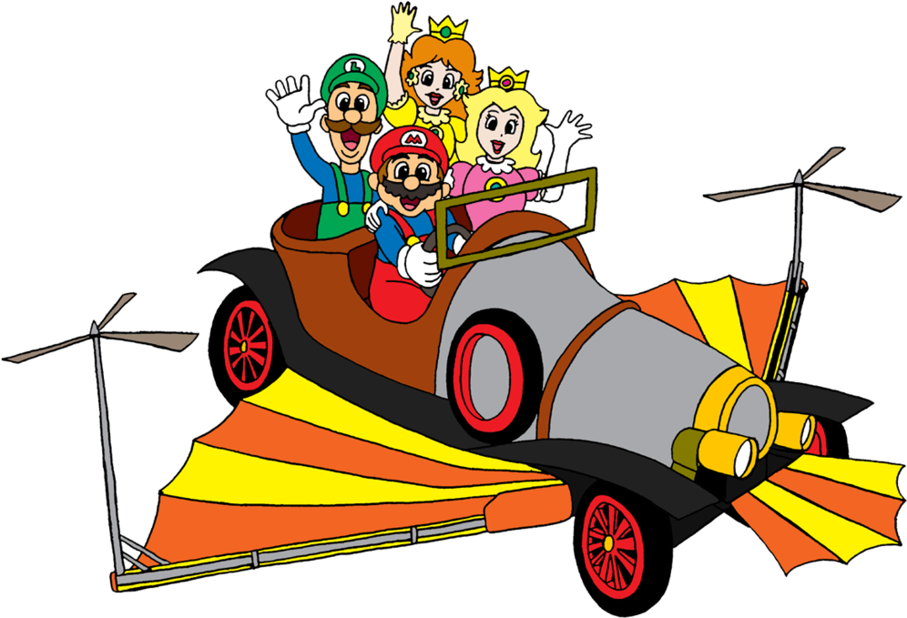 Super Mario Clip Art - Chitty Chitty Bang Bang Animated - Png Download (1024x725), Png Download