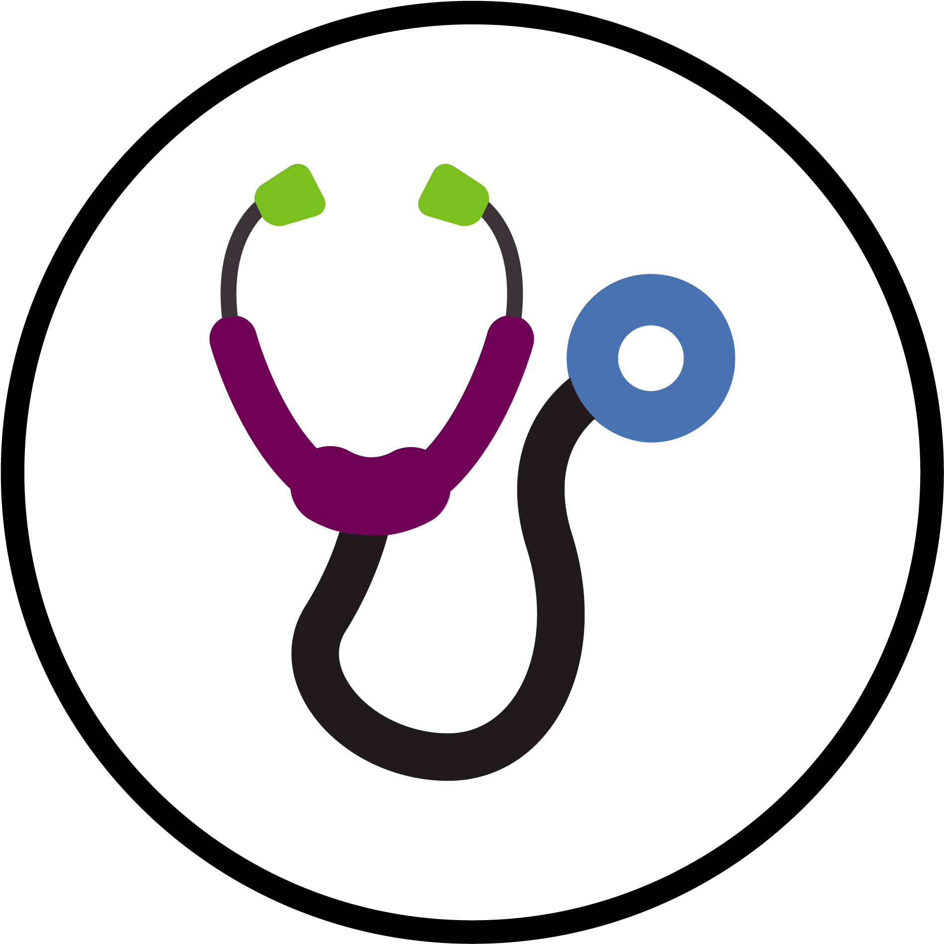 Early Diagnosis - - Imagenes Animadas De Estetoscopio Clipart (2083x2083), Png Download