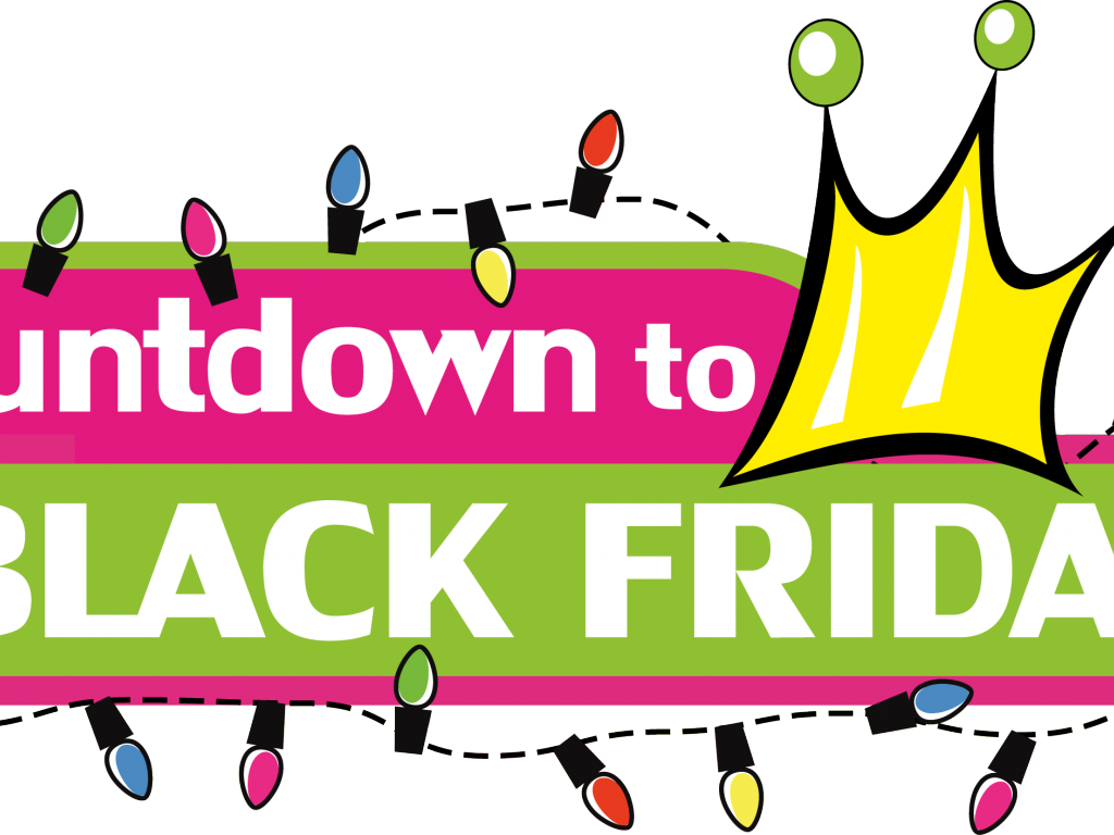 Clip Art Black And White Download X Carwad Net - Black Friday Sale Countdown - Png Download (1024x768), Png Download