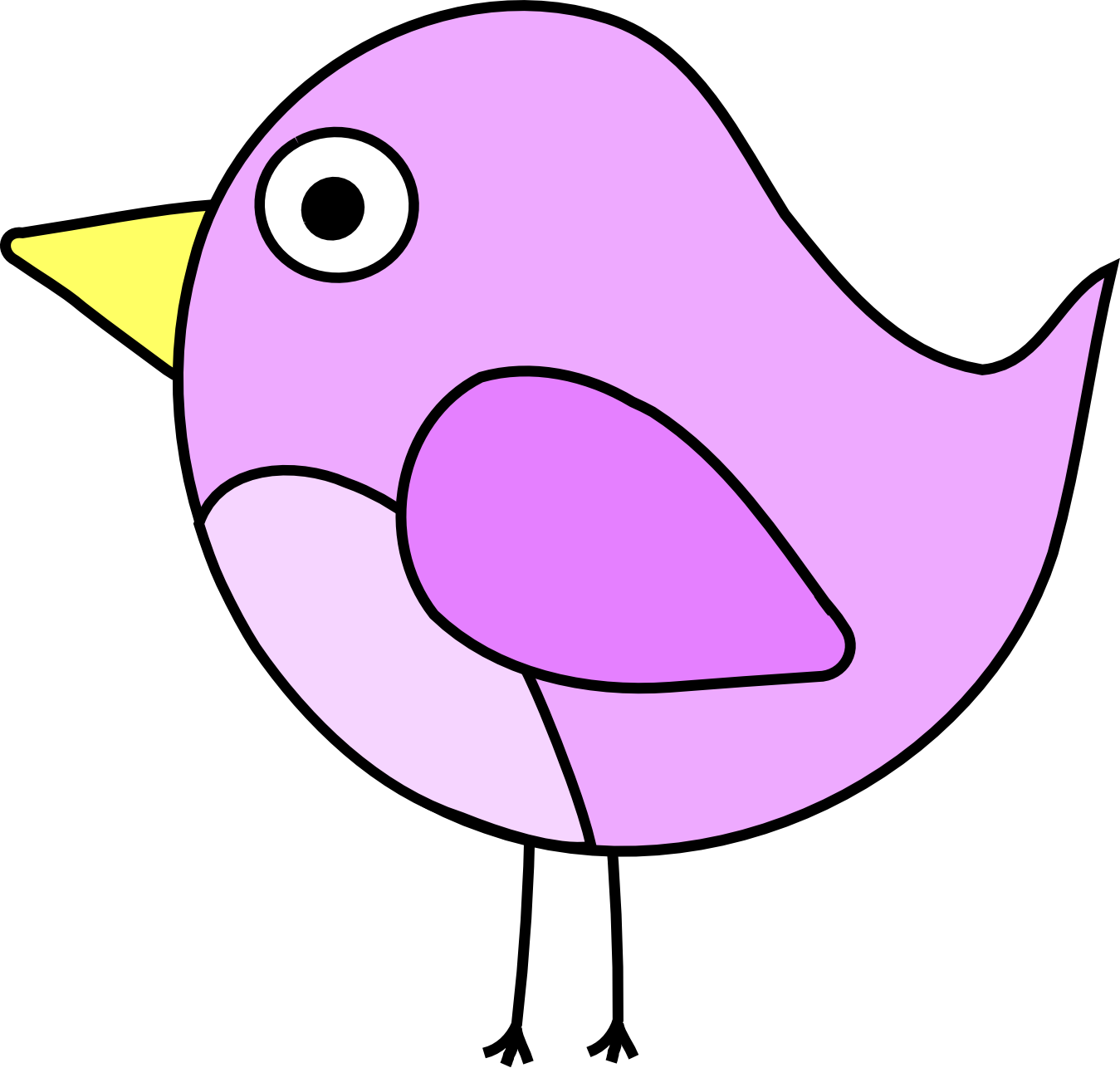 Pajarito Lila Embroidery Applique, Ideas Party, Appliques, - Drawing Clipart (1349x1286), Png Download