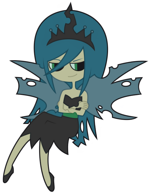 Skinny Clip Simple Free Download - Mlp Bases Ms Paint Changeling - Png Download (610x756), Png Download