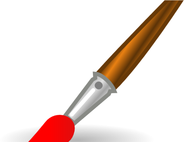 Paint Brush Clipart Thin - Art Brush - Png Download (640x480), Png Download
