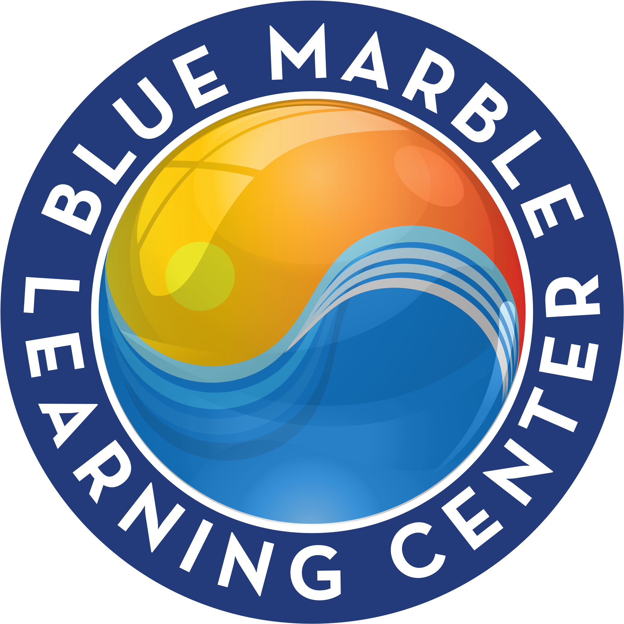 Blue Marble Learning Center - Voted Absentee Sticker Clipart (2200x2221), Png Download