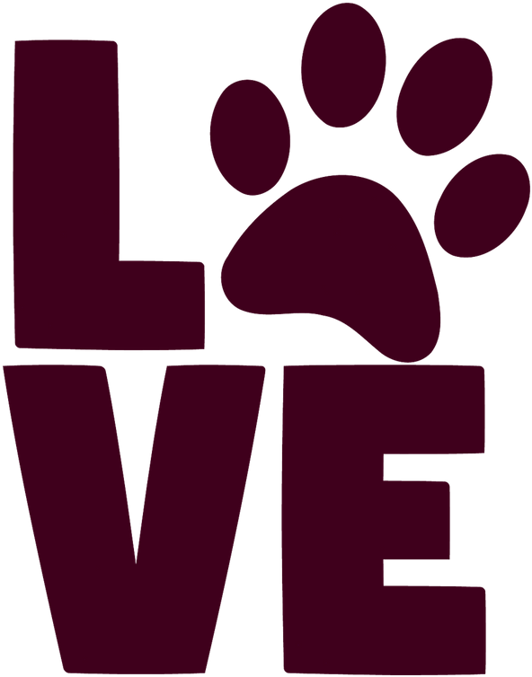 We Are Proud To Be Mlg We Will Be - Love With Paw Print Svg Clipart (940x788), Png Download
