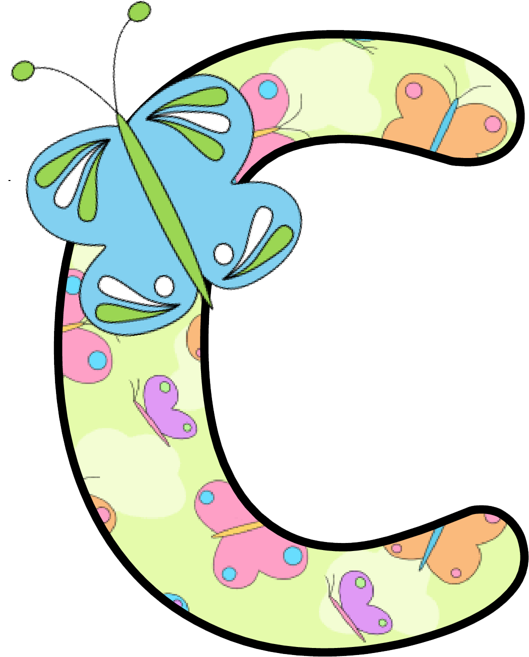 Ch B Alfabeto Mariposas De Kid Sparkz - Letter I Clip Art - Png Download (1109x1364), Png Download
