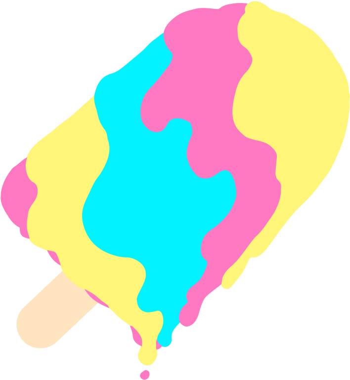 Popsicle Clipart Animated - Popsicle Clip Art Transparent - Png Download (744x800), Png Download