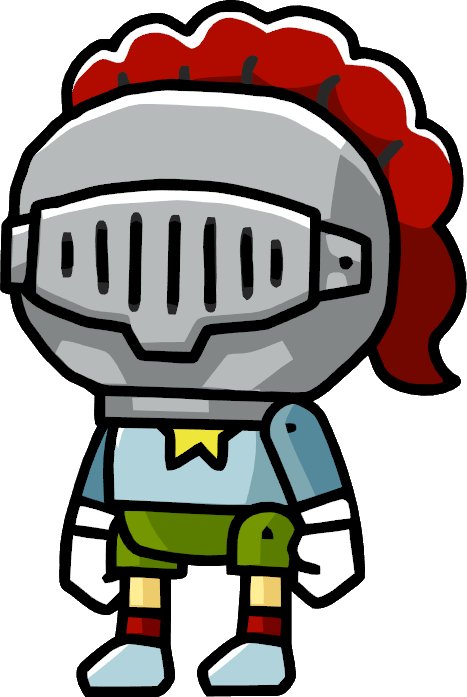 Knight Helmet - Maxwell Scribblenauts Clipart (467x697), Png Download