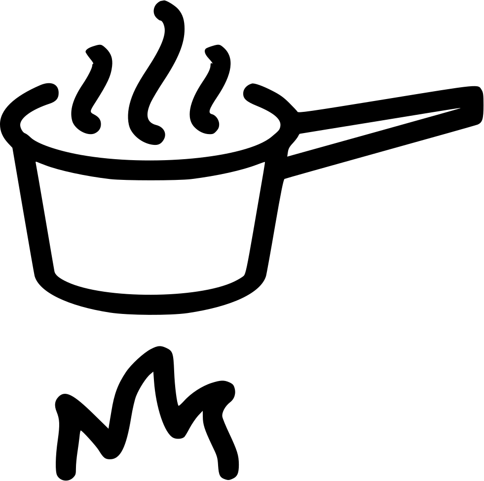 Camping Cooking Outside Svg Png Icon Free - Cooking Clipart (981x976), Png Download