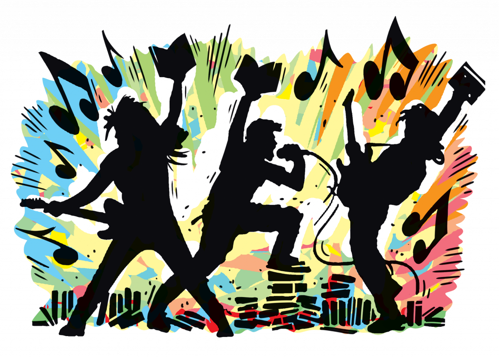 P Rockers Colored-1024x732 - Libraries Rock Summer Reading Clipart (1024x732), Png Download