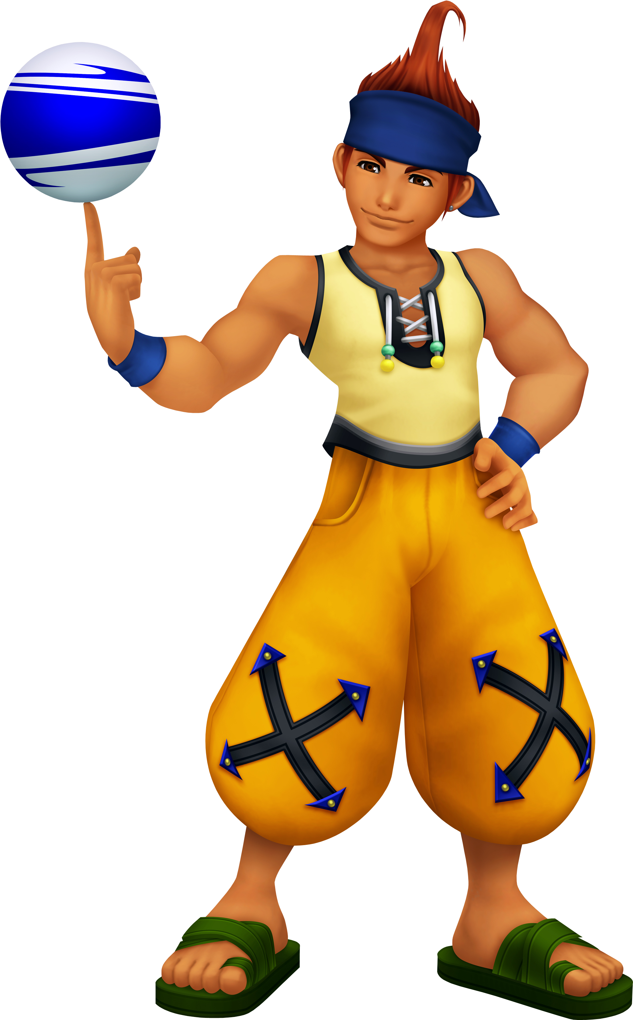 Wakka - Kingdom Hearts Final Fantasy Wakka Clipart (2358x3546), Png Download